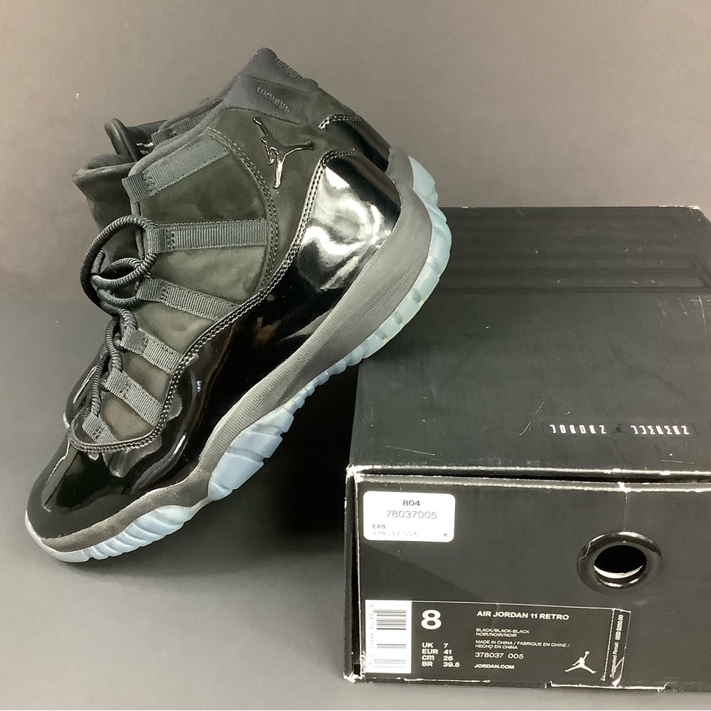 Nike Air Jordan 11 Retro Men’s Sneakers Black Size: 8